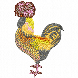 Chickens And Roosters Embroidery Design 3 Chickens And Roosters Embroidery Design 3